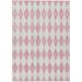 Addison Rugs Chantille ACN578 Pink 10 x 14 Indoor Outdoor Area Rug Easy Clean Machine Washable Non Shedding Bedroom Living Room Dining Room Kitchen Patio Rug