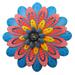 Kripyery Sunflower Wall Decoration Rustproof Multicolored Handmade Metal Flower Wall Art Decoration Hanging Ornament