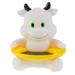 Floating Bath Thermometer Cartoon Animal Shape Tub Thermometer for Baby Toy Bathtub Swimming Pool (Calf)