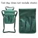 Highly Durable Green Folding Garden Kneeler Chair Bench Stool Tool Pouch S