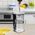 LOVIVER Pour over Coffee Dripper Stand Coffee Filter Stand Holder Multipurpose Reusable Pour over Coffee Maker for Kitchen Hotel Home black