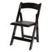 Chair - Classic Wood Folding - Black/Black Seat (4/Box)