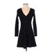 ASOS Casual Dress - Sweater Dress: Black Dresses - Women's Size 4