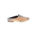 Vince. Mule/Clog: Gold Snake Print Shoes - Women's Size 6 - Almond Toe