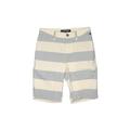 Quiksilver Shorts: Ivory Stripes Bottoms - Women's Size 26