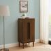 Latitude Run® Naithan Free-Standing Jewelry Armoire w/ Mirror in Brown | Wayfair 1CF7597ACC8F42D5919C7927487B542A