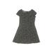 Gap Kids Dress - A-Line: Gray Leopard Print Skirts & Dresses - Size 8