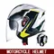 Casque de moto universel pour hommes et femmes, demi-casque, quatre saisons, double lentille, voiture électrique, norme nationale, certification 3C