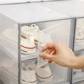 Boîte à chaussures respirante utile conception de trous type d'ouverture latérale boîte