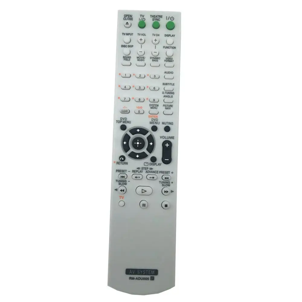 Telecomando RM-ADU005 Per Sony DVD Sistema Home Theatre RM-AMU001 RM-AMU002 DAV-DZ630 HCD-DZ630 DAV-HDX265 DAV-DZ20 DAV-DZ230