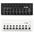 Mixer audio portatile da 6 a 8 canali Mixer di linea portatile a bassissimo rumore Mixer stereo