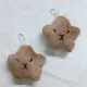 Cartoon Squeeze Capybara Plush Keychain Kawaii Plush Stuffed Soft Siamese Cat Keyring Toys Keyring