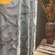 Embossed Light Luxury Gray Bronzing Jacquard Thickening Blackout Curtains for Living Room Bedroom