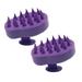 2PC Silicone Scalp Scrubber Scalp Brush Hair Wash Comb Shampoo Shower Bath Massage Brush Bath Scrubbing Supplies Comfortable Bath Household Essentials Shower Caddy