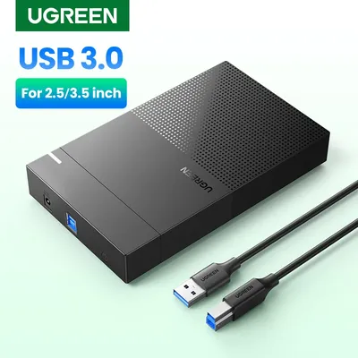 Ugreen HDD Fall 3 5 2 5 SATA zu USB 3 0 Adapter Externe Festplatte Gehäuse Reader für SSD Disk HDD