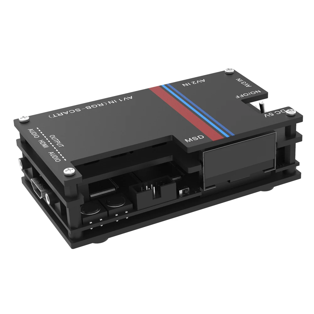 Verbesserte Edition OSSC-X Pro HDMI-kompatibles Konverter-Kit, geeignet für die HD-Videokonvertierung von Super-Retro-Spielkonsolen. Image