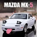 1:32 Mazda MX5 MX-5 Mazda RX7 Legierung Druckguss Spielzeug auto Modell Sound und Licht zurückziehen