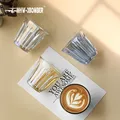 MHW-3BOMBER 320ml Glass Coffee Mug Espresso Barista Art Latte Cups for Tea Cappuccino Chic Home Cafe