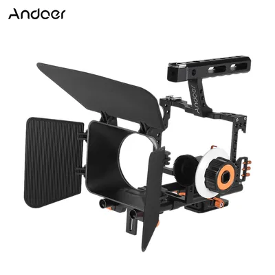 Andoer c500 kamera camcorder video cage rig kit film herstellungs system für panasonic gh4 für sony a7s/a7/a7r/a7rii/a7sii/a7iv ildc