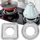 10pcThick Aluminum Foil Stove Burner Gas Oven Cover Reusable for Gas Stove Top Liners Oil-proof