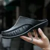2023 Schuhe Herren Hausschuhe Eva Slip on Flats Schuhe Walking Men Half Slipper bequeme weiche Haushalts sandalen Größe 40-47