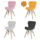 1/2/4/6pcs Velvet Butterfly Chair Cover Curved Dining Seat Covers Elasticity Modern Chair Slipcover