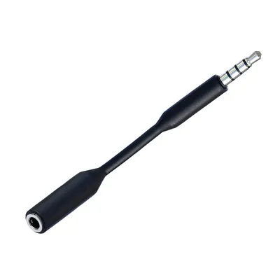 9cm 3,5mm 4 Pole Stero Männlich zu Weiblich M/F Stecker Jack Kopfhörer Audio Erweiterung Kurzen Image