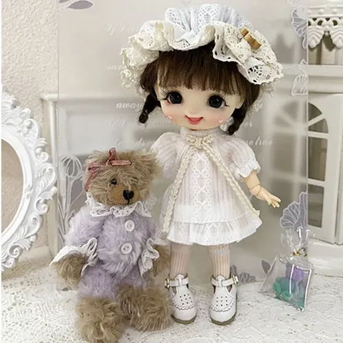 HOUZIWA YMY P9 1/12 BJD Puppe Kleid Anzug OB11 Puppe Kleidung