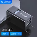 ORICO 3 in 1 USB 3.0 Mini Hub USB 2.0 Splitter High Speed Expanded 3-Port USB for Desktop Laptop PC