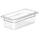 CAMBRO CA34CW135 Food Pan,Third Size, Clear,PK6