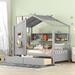 Playhouse Design Twin Size House Bed Kids Bed