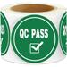 QC Pass Stickers Quality Control Inventory Labels Warehouse Inventory Sticker Label 2inch 500Pcs