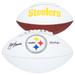 Joe Greene Pittsburgh Steelers Autographed Franklin White Panel Football with "HOF 87" Inscription