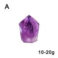 Natural Amethyst quartz Purple Crystal Point Wand Tower Obelisk Healing V3B2