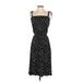 H&M Casual Dress: Black Hearts Dresses - Women's Size 2