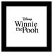 Gallery Pops Disney Winnie The Pooh - Logo Wall Art Black Framed Version 12 x 12