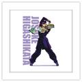 Gallery Pops JoJo s Bizarre Adventure - Josuke Higashikata Wall Art White Framed Version 12 x 12