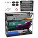 KingFurt Upgrade Strong Magnetic File Organizer High Quality Iron 26.5cm*10.2cm*32cm Size 15 lbs Capacity Wall/Filing Cabinet/Refrigerator