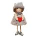 Miyuadkai Christmas Decorations toys Doll Valentine S Mother S Gift Decorations Day Angel Christmas Doll Day Mother S Home Decor Grey