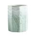 Marble ceramic pencil cup durable makeup brush holder for decoration office school classroom home-Green gold