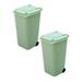 2PC Mini Plastic Trash Can Storage Bin Desktop Organizer Pen Pencil Holder Bag Of Storage Organization And Storage Household Essentials