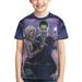 Harley Quinn Joker Poster Youth Unisex T-Shirt Crewneck Short Sleeve Double-Sided Print Tee Shirts Top For Boys Girls Kid Teen Large