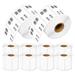 MYXIO 10 Roll (1500 Labels/roll) Compatible for Dymo LabelWriter 30299 Jewelry Price 2-up Barbell Labels 3/8 x 3/4 Adhesive Label Sticker