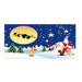 BGZLEU Christmas Garage Door Banner 5 x 6.5 ft Christmas Garage Door Banner Large Christmas Garage Door Decorations Christmas Door Cover for Outdoor Christmas Garage Door Holiday Decorations