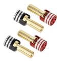 PETSOLA Male Connector Adapter RC Banana Connector Aluminum Alloy Banana Plug for 1:10 Scale Electric Motor Vehicles DIY Accessories 4mm