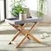 Outdoor Collection Alten Natural/Grey Side Table With Removable Tray Top PAT1504A