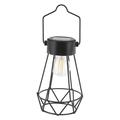 Delaman Handheld Solar Lanterns Handheld Solar Lanterns LED Vintage Lampshade Hanging Design Portable Camping Lantern for Kitchen Dining Room Bedroom