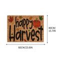 KIHOUT Clearance Thanksgiving Pumpkin Kitchen Mats Runner Rug Soft Comfort Standing Mat Non-Slip Doormat Fall Harvest Area Rug Autumn Carpet for Floor Indoor Decor