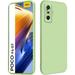 Compatible with Xiaomi Poco F4 GT Case Silicone Ultra Slim TPU Cases Shockproof Anti-Scratch Xiaomi Poco F4 GT Phone Case Square Edges Protective Case (Green)