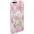 Phone Case for iPhone 7 Plus/iPhone 8 Plus TPU Bumpers Back Phone Cover for iPhone 7 Plus/iPhone 8 Plus (5.5 inch) Fashion Cute Pink Floral Flower Designs iPhone Case for Women Girls